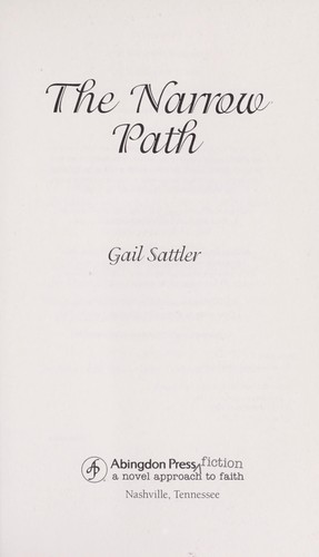 Cover for The narrow path