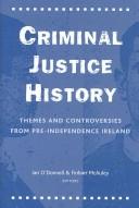 Cover for Criminal Justice History
