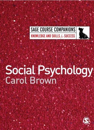 Cover for Social Psychology (SAGE Course Companions)
