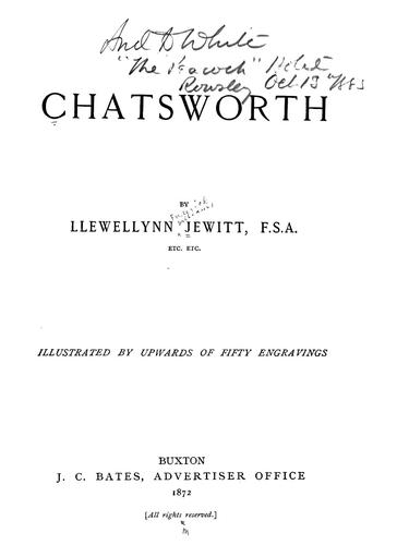 Cover for Chatsworth