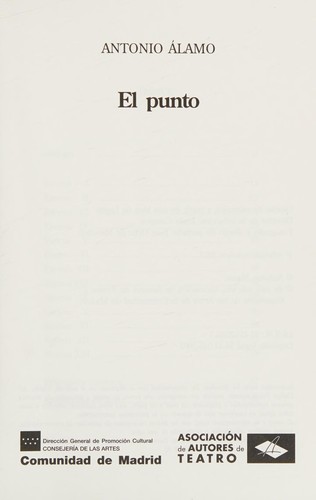 Cover for El punto