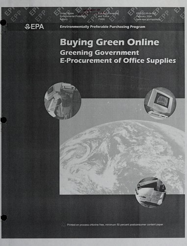 Cover for Buying green online