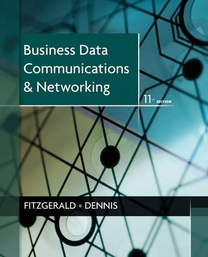 Cover for Business data communications and networking