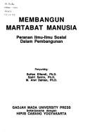 Cover for Membangun martabat manusia