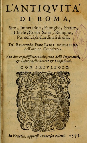 Cover for L'antiqvità di Roma