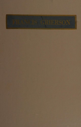 Cover for Francis Grierson