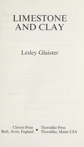 Cover for Limestone and clay