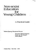 Cover for Non-sexist education for young children