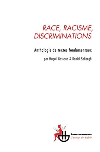 Cover for Race, racisme, discriminations
