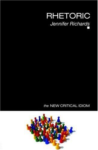 Cover for Rhetoric (The New Critical Idiom)
