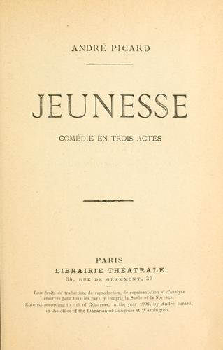 Cover for Jeunesse