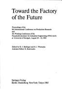 Cover for Toward the factory of the future