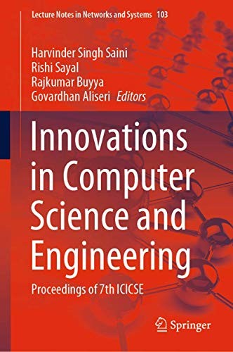 Cover for Innovations in Computer Science and Engineering