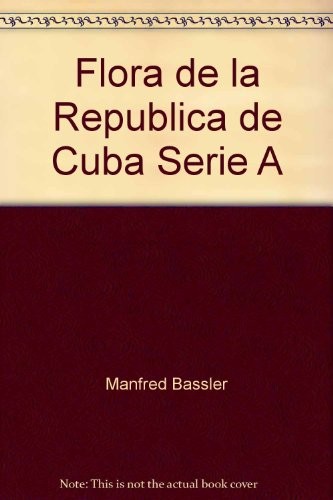 Cover for Flora de la República de Cuba