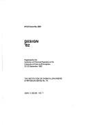 Cover for Design '82 (EFCE publication series)