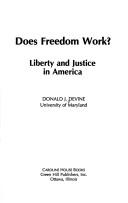 Cover for Does freedom work?