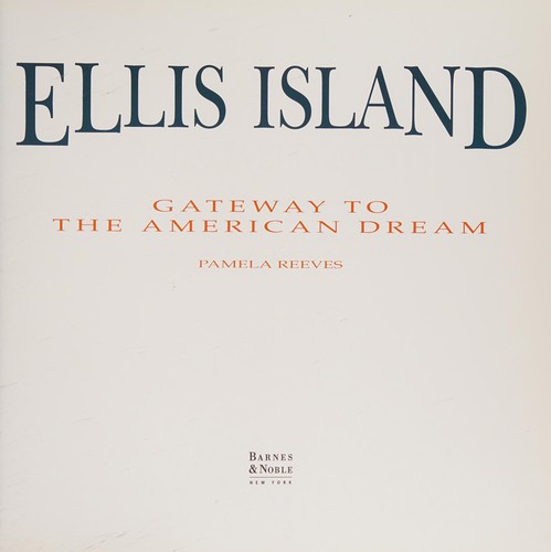 Cover for Ellis Island