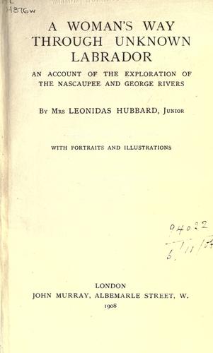Cover for woman's way through unknown Labrador