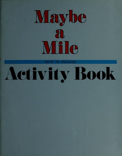 Cover for Activity book, Maybe a mile