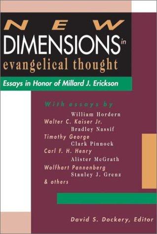 Cover for New dimensions in evangelical thought
