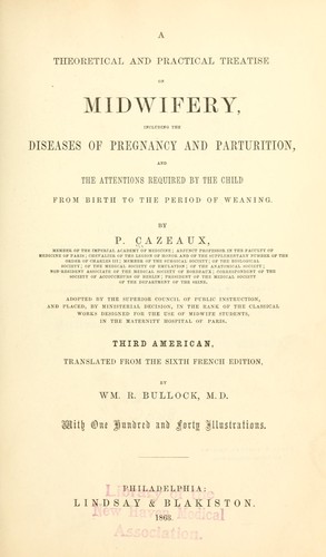 Cover for A theoretical and practical treatise on midwifery