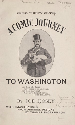 Cover for A comic journey to Washington ...
