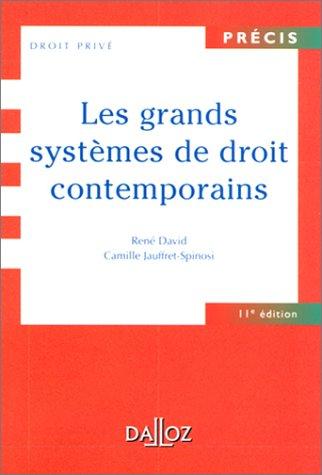 Cover for Les Grands systèmes de droit contemporains