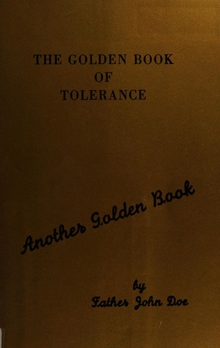 Cover for Golden Book of Tolerance