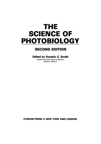 Cover for The Science of photobiology