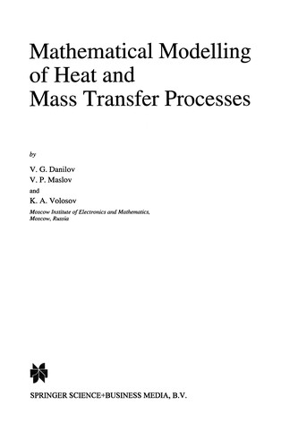 Cover for Mathematical Modelling of Heat and Mass Transfer Processes