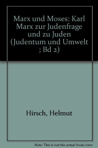 Cover for Marx und Moses