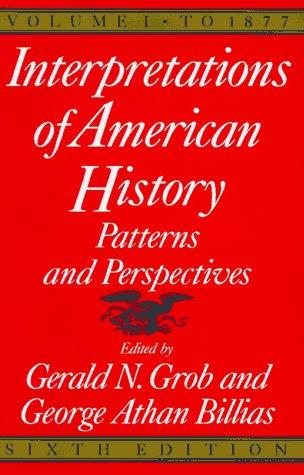 Cover for Interpretations of American History, 6th ed, vol. 1