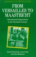 Cover for From Versailles To Maastricht