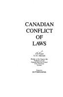 Cover for Canadian conflict of laws.