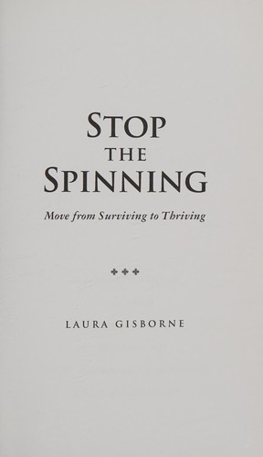 Cover for Stop the Spinning