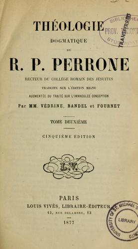 Cover for Théologie dogmatique