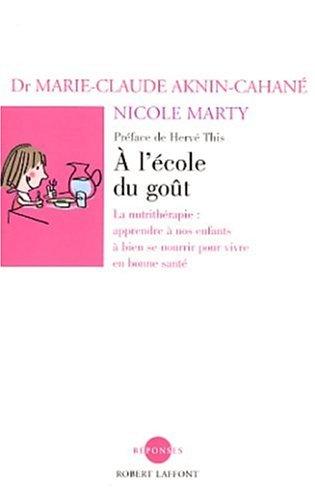 Cover for L'école du goût 