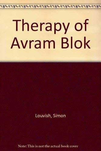 Cover for The therapyof Avram Blok
