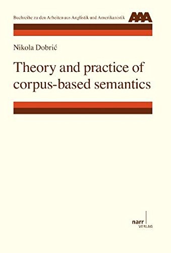 Cover for Theory and practice of corpus-based semantics