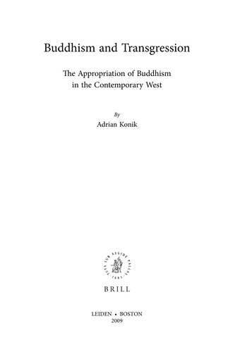 Cover for Buddhism and transgression