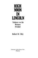 Cover for High noon in Lincoln