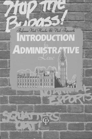 Cover for Introduction To Administrative Law