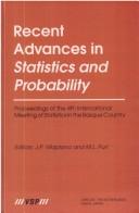 Cover for Recent advances in statistics and probability