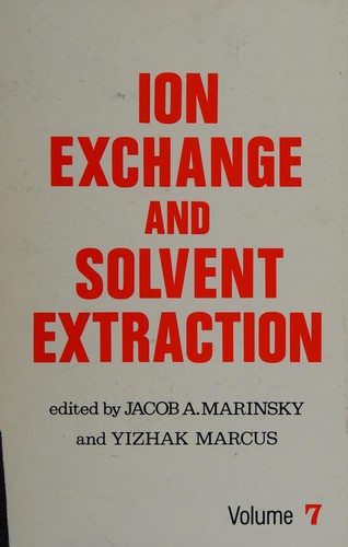 Cover for Ion Exchange and Solvent Extraction