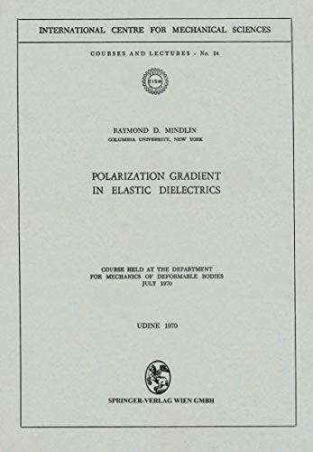Cover for Polarization Gradient in Elastic Dielectrics
