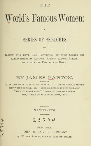 Cover for The world's famous women
