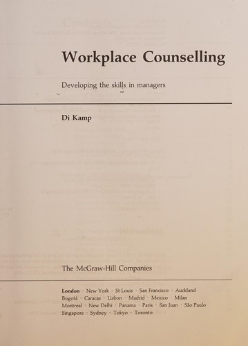 Cover for Workplace counselling