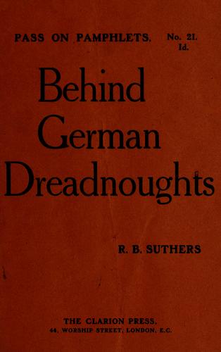 Cover for Behind German dreadnoughts