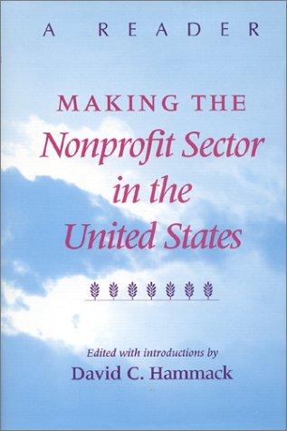 Cover for Making the Nonprofit Sector in the United States