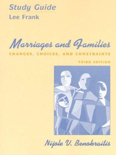 Cover for Marriage and Families